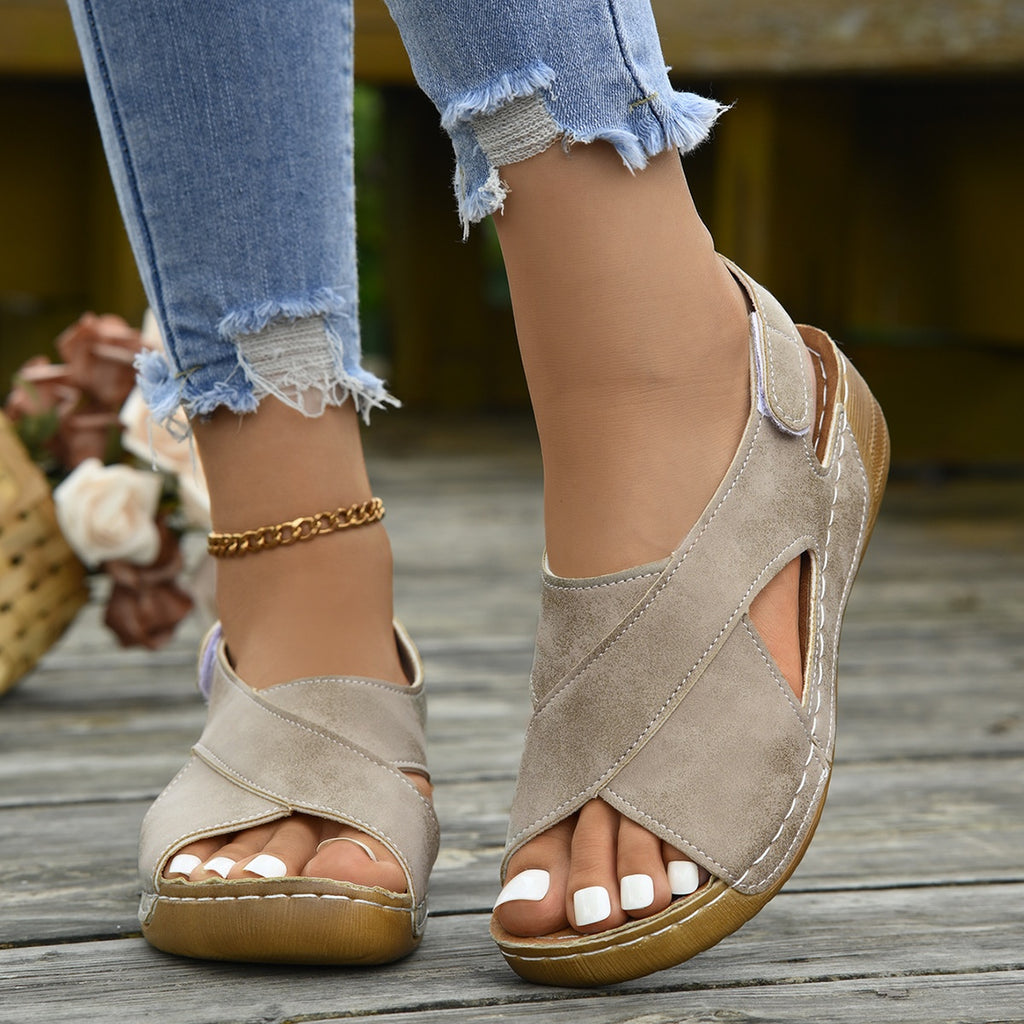 Aurelia Roman Platform Sandals