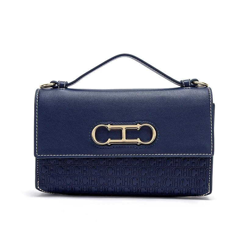 CH Designer Bag – Chic Letter Print Leather Handbag