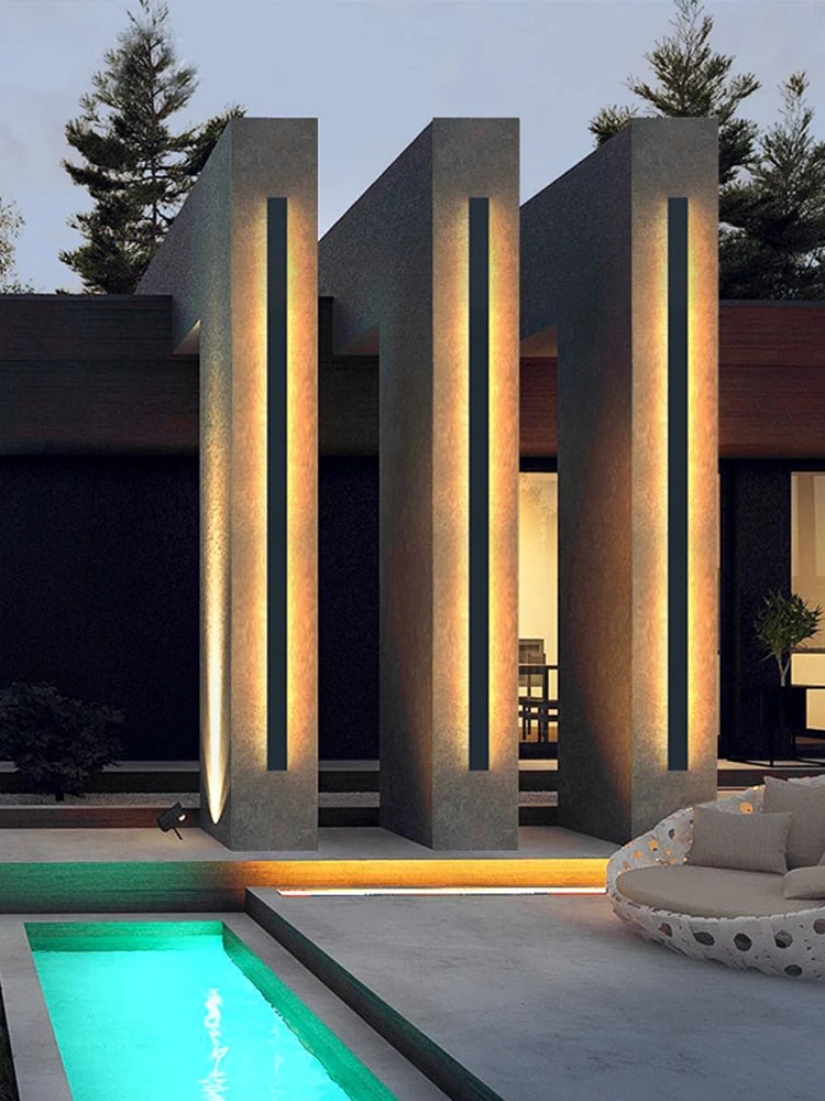 HaloStep Controllable Outdoor Waterproof LED Wall Strip 