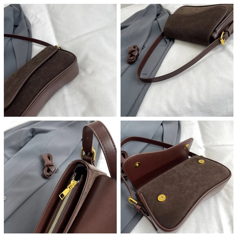 Quiet Luxe Striped Crossbody Bag