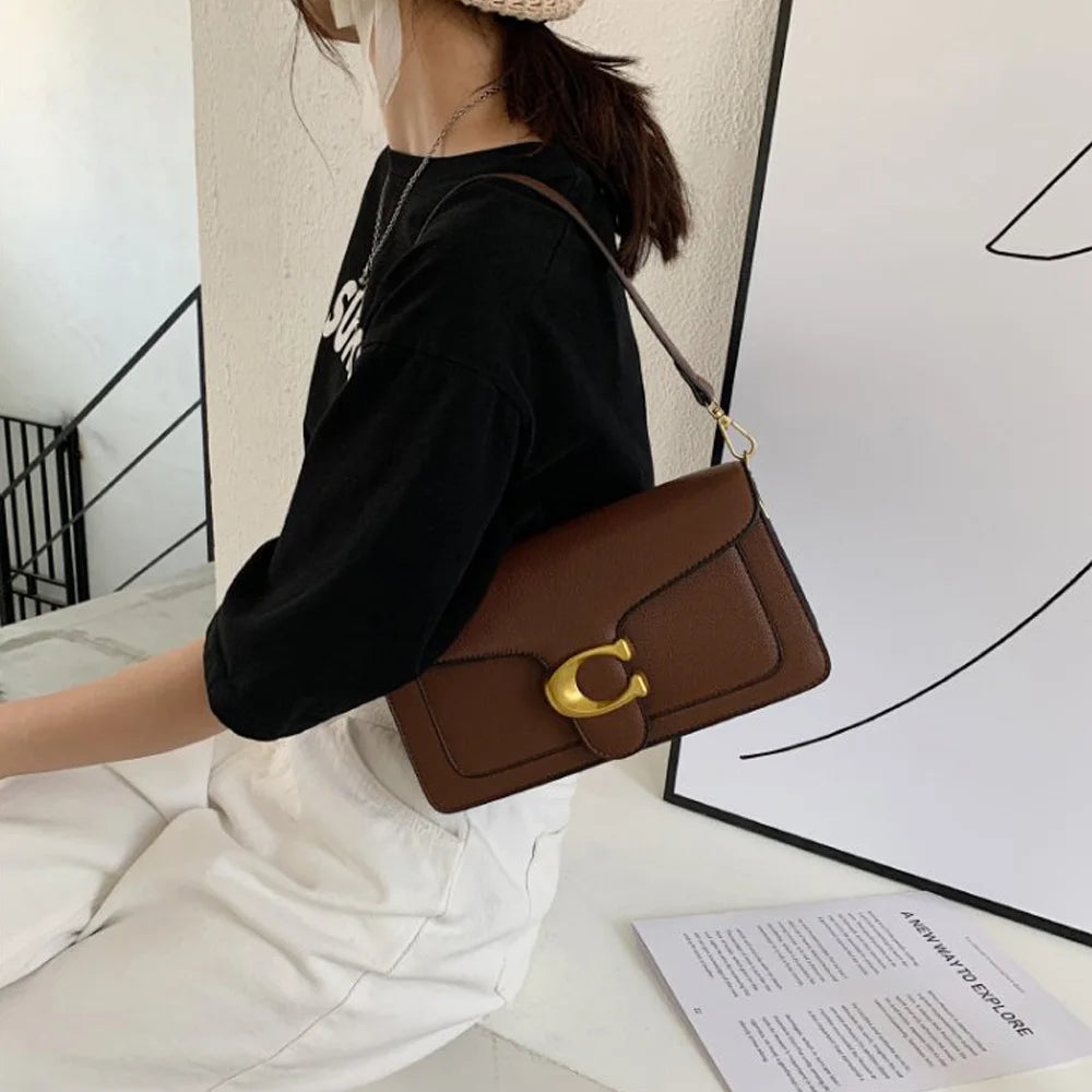 Élégance Mini Dual-Strap Luxury Square Bag