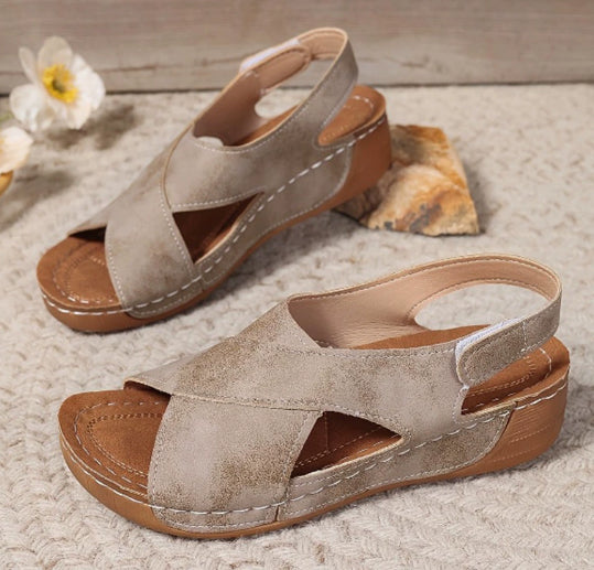 Aurelia Roman Platform Sandals