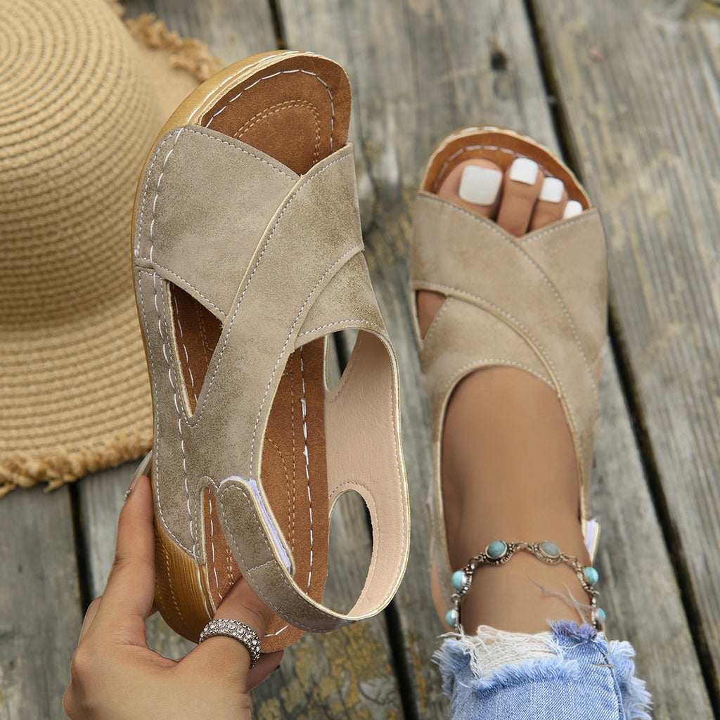 Aurelia Roman Platform Sandals