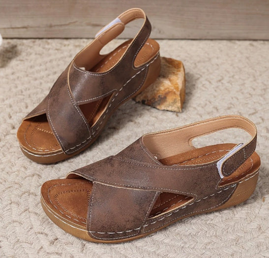 Aurelia Roman Platform Sandals