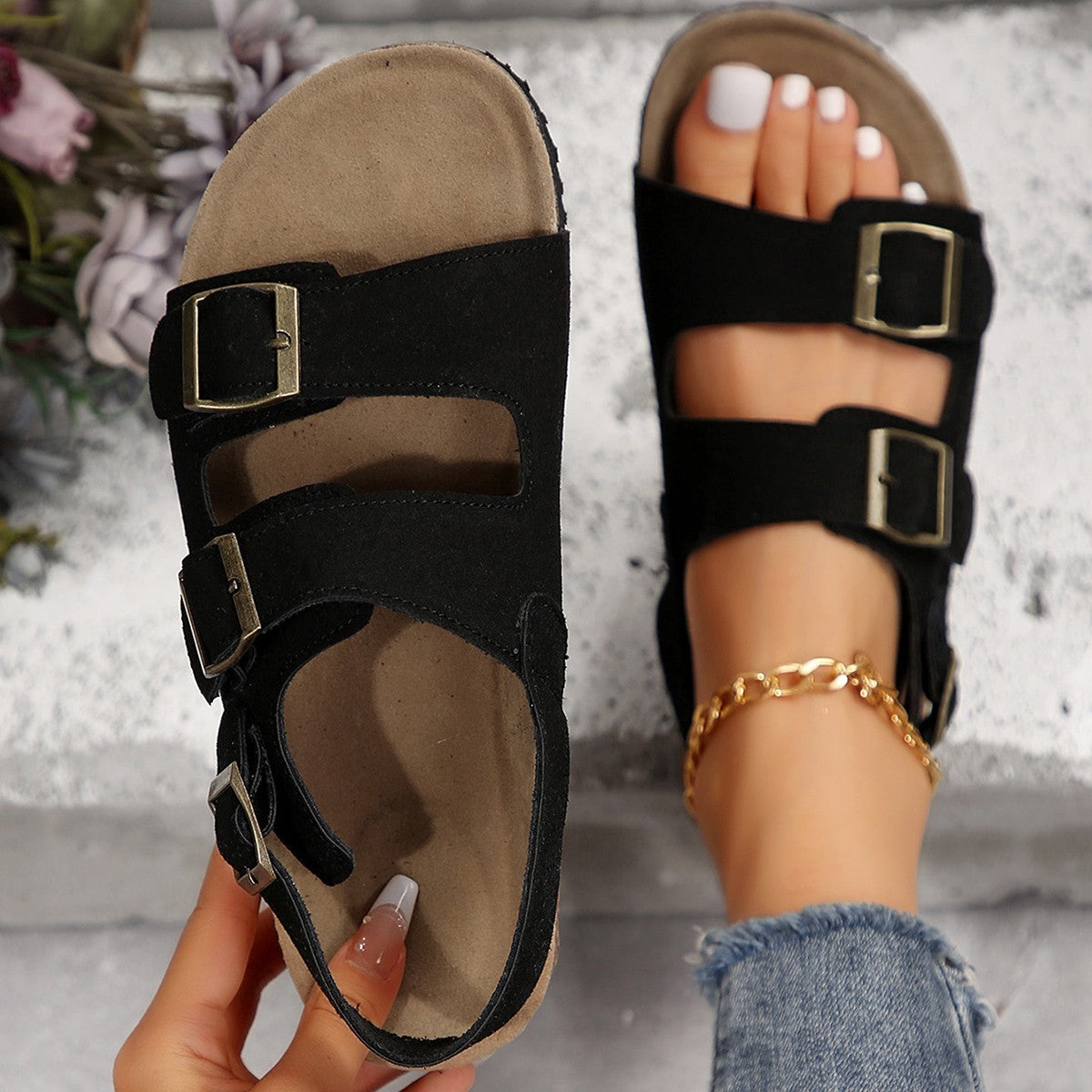 Soléa Kore Luxe Cork Sandals